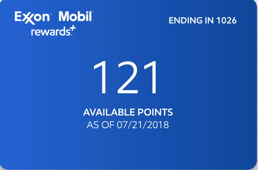 The New Exxon Mobile Rewards